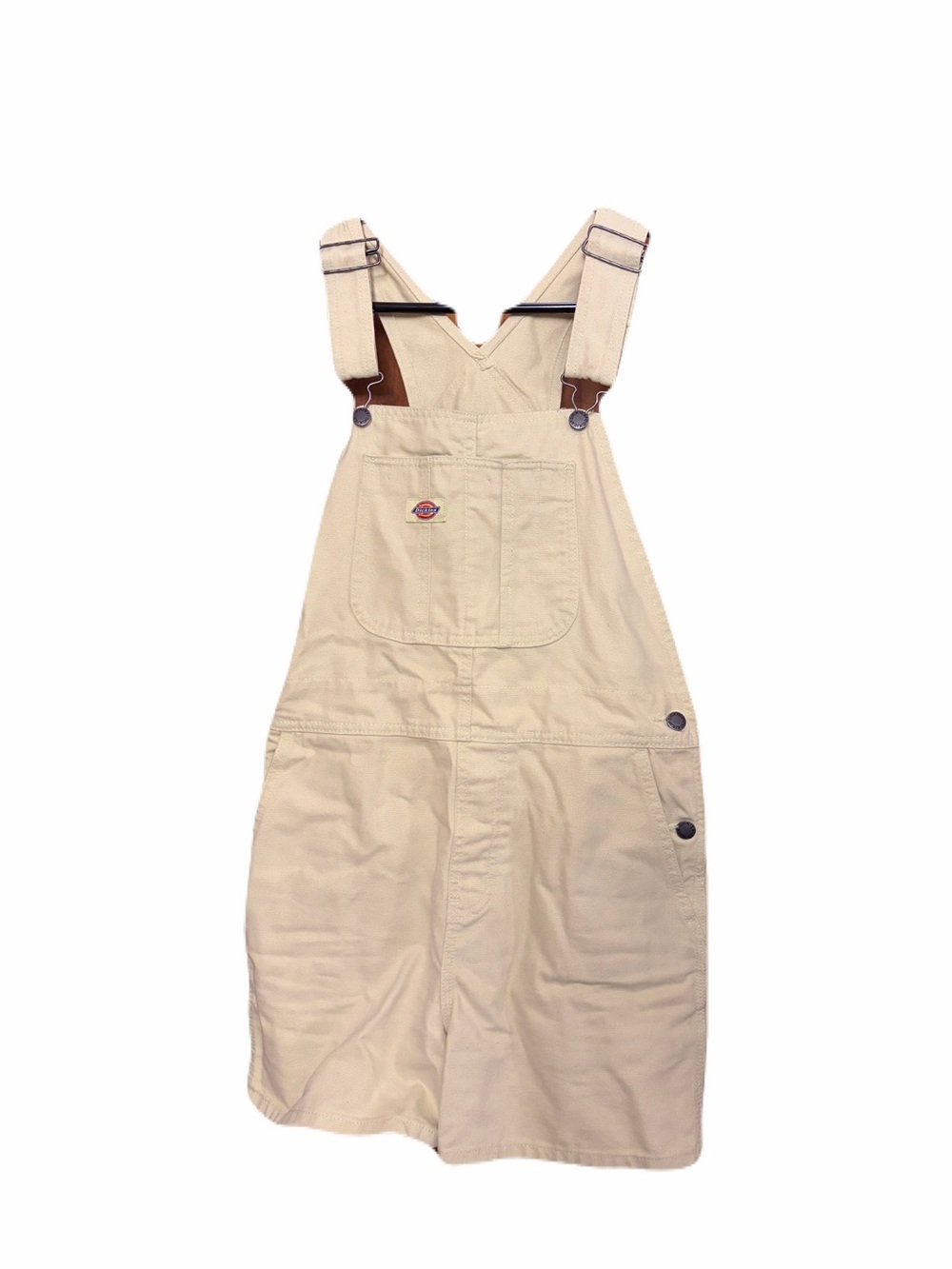 Dickies Beige Workwear Overall Dress with Logo Patch